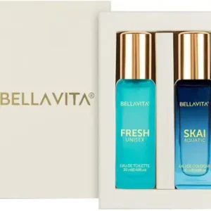 Bella Vita Set of Fresh Eau De Toilette & Skai Aquatic Eau de Cologne - 20ml Each