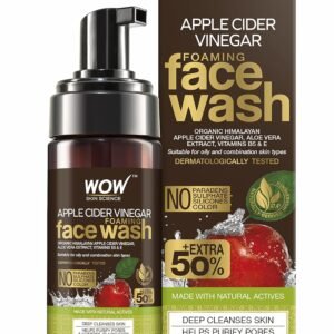 WOW Skin Science Apple Cider Vinegar Foaming Face Wash